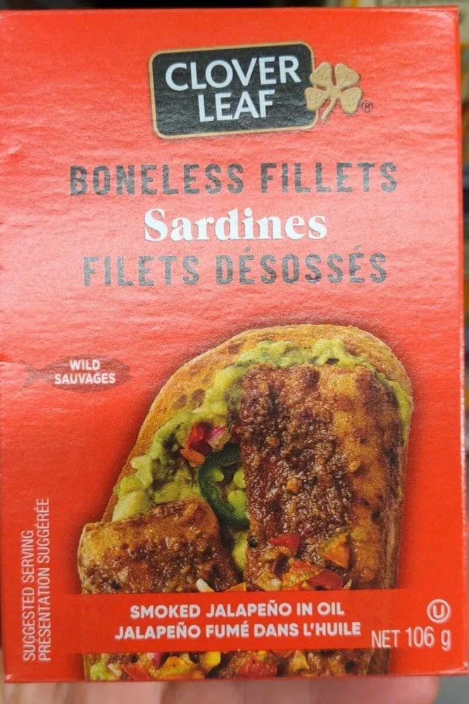 Sardines filets désossés jalapeño fumé dans l'huile