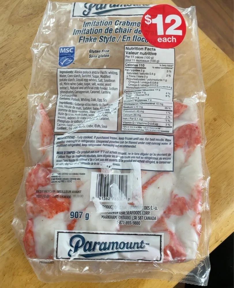 Imitation Crabmeat