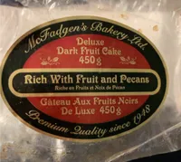 Deluxe dark fruit cake