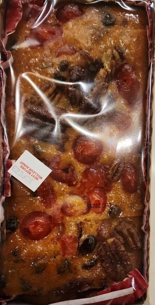 Gateau de luxe leger aux fruit et pecan