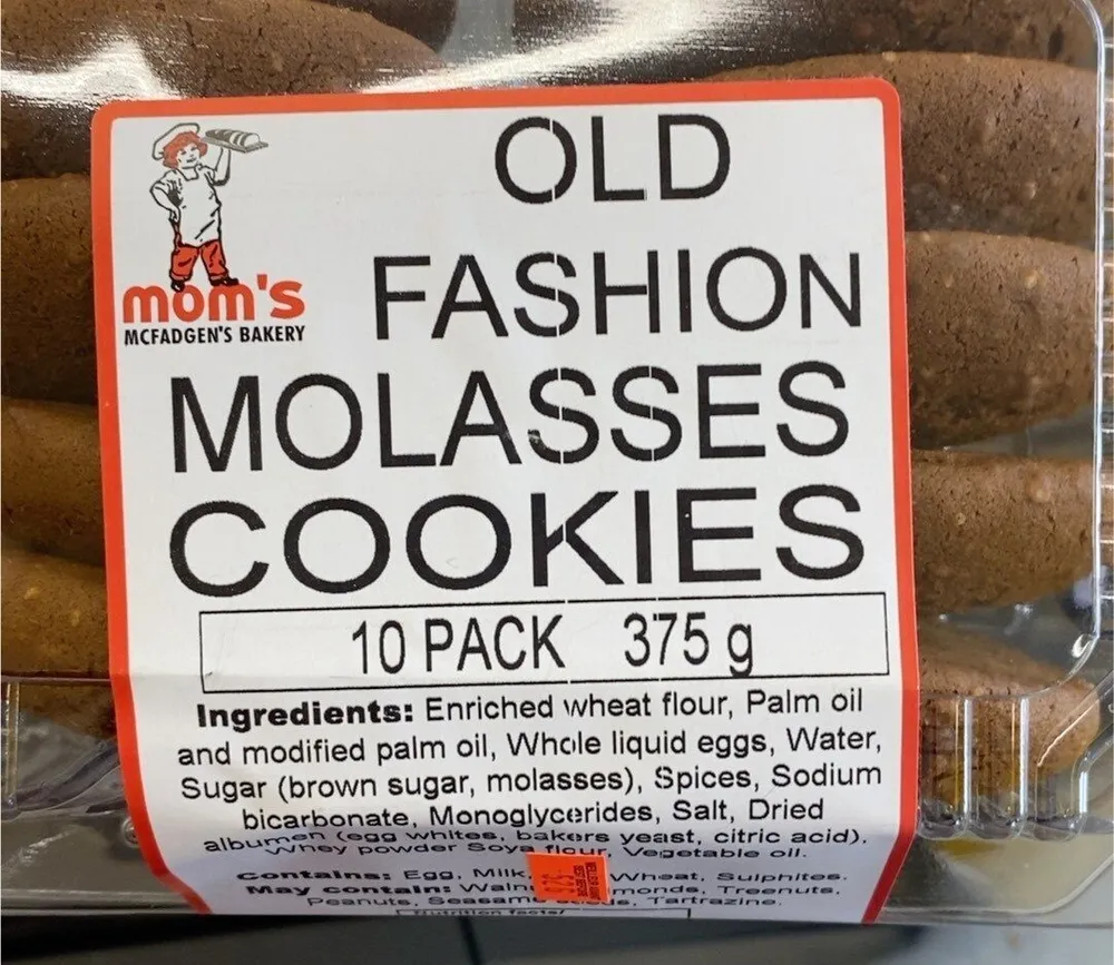 Old Fashion Molasses Cookies
