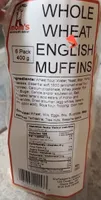 Mom's whole wheat English mugfins