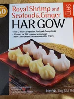 Royal Shrimp amd Seafood & Ginger Har Gow