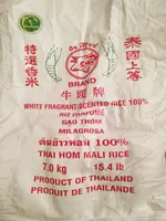 White fragrant scented rice