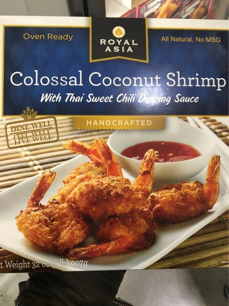 Colossal coconut shrimp