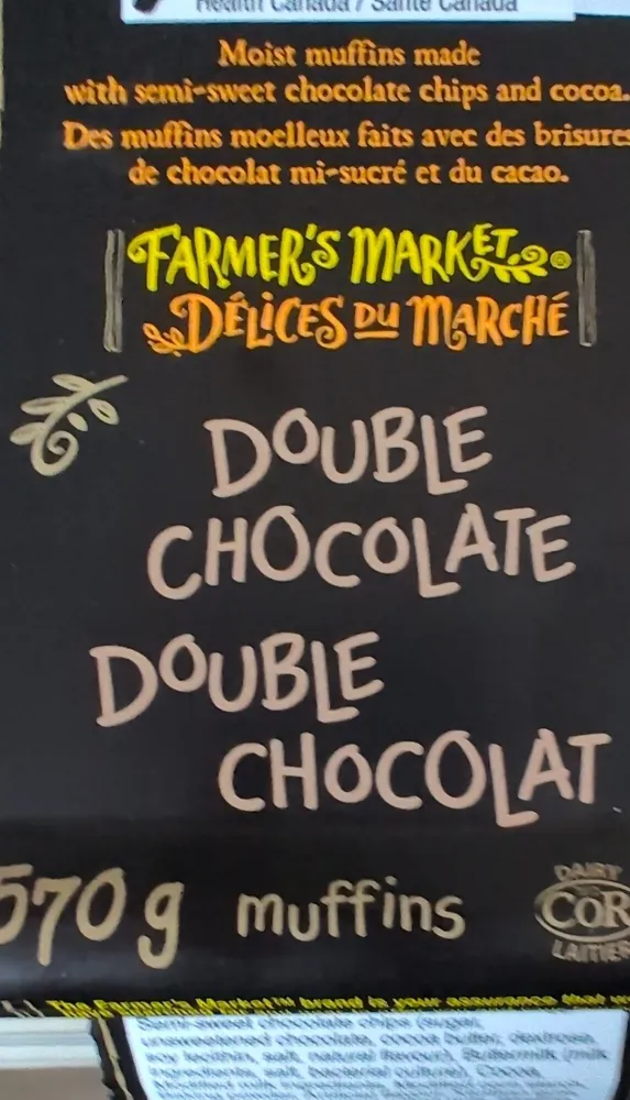 Muffins double chocolat