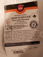 Saucisses de porc miel et ail
