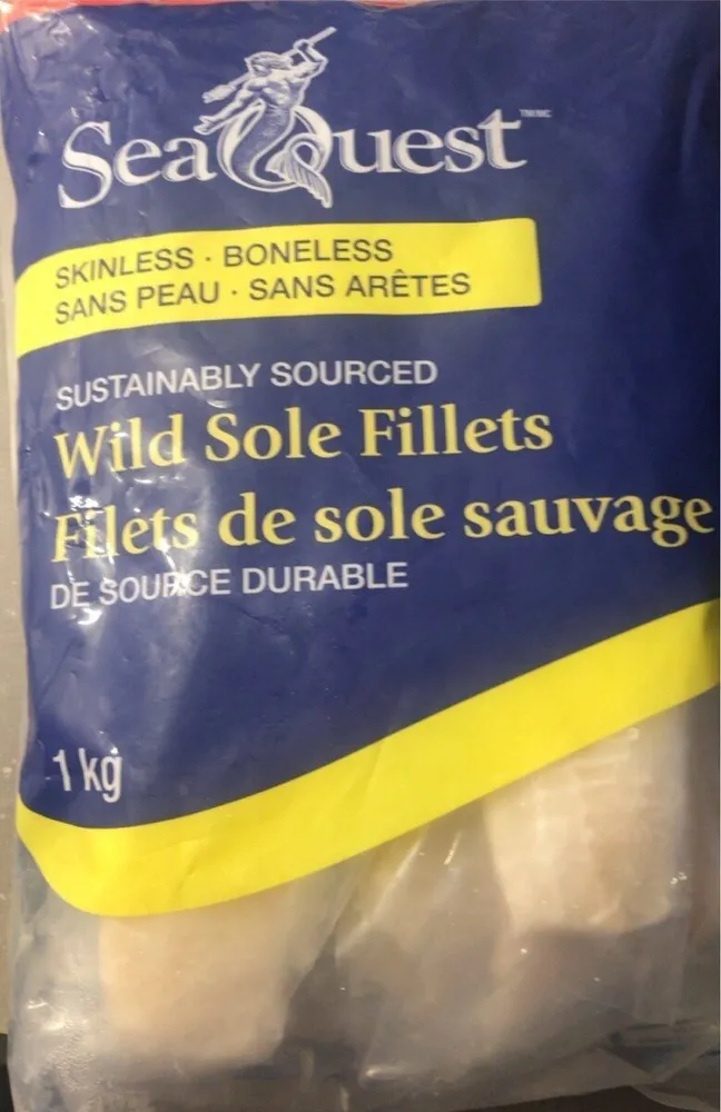 Filets de sole sauvage