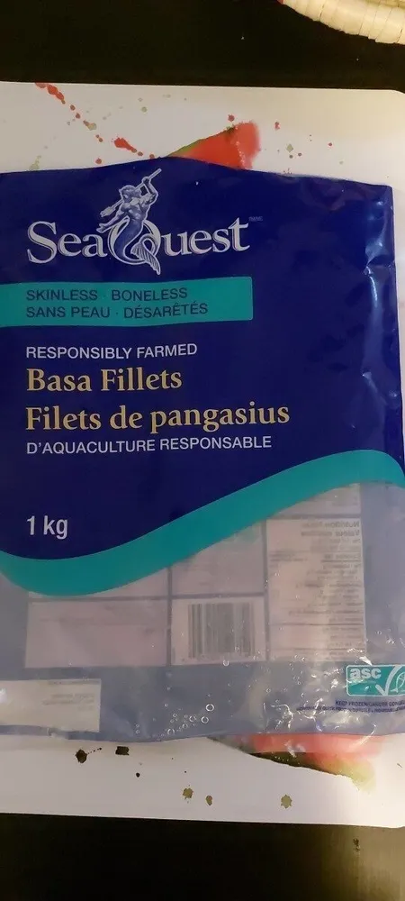 Filets de pangasius