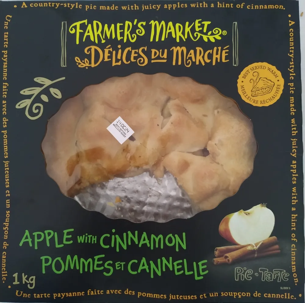 Apple with cinnamon pie