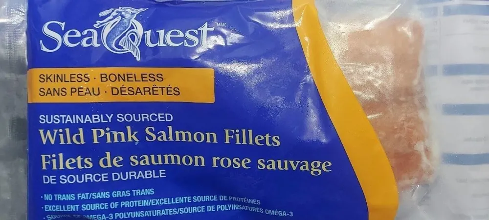 Filets de saumon rose sauvage