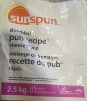 Shredded pub recipe cheese blend