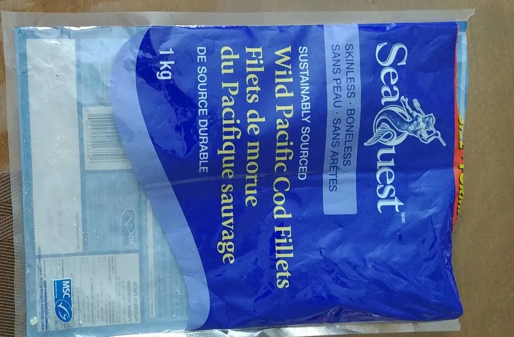Wild pacific cod fillets