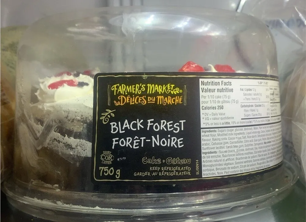 Gâteau Forêt noire