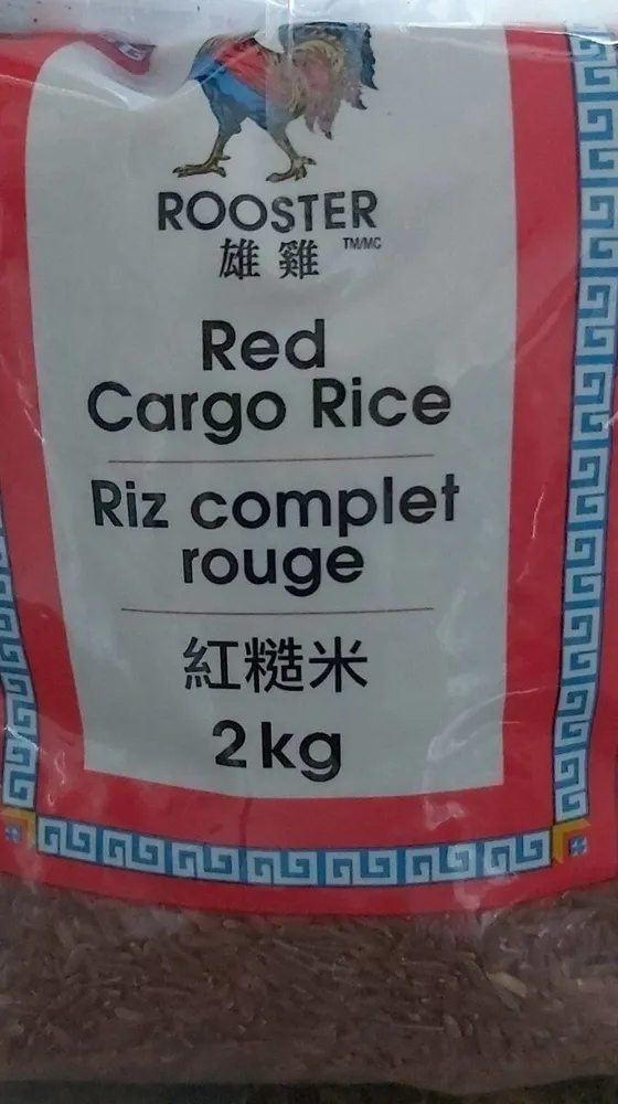 Red cargo rice