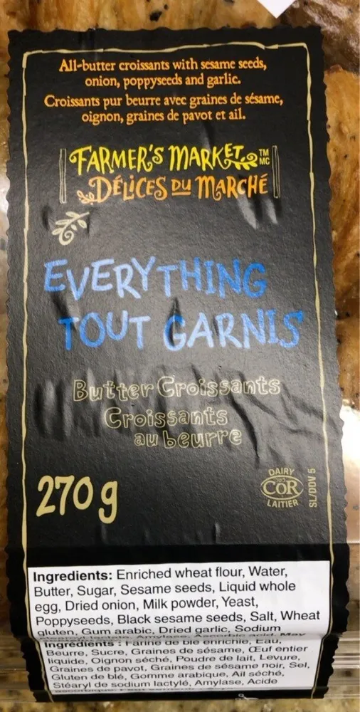 Everything butter croissants