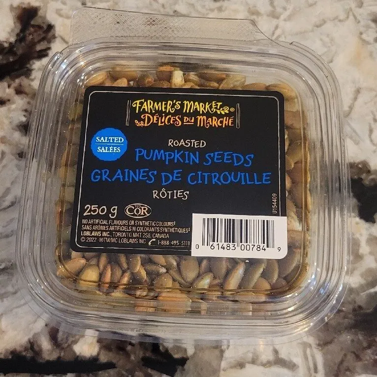 Roasted Salted Pumpkin Seeds