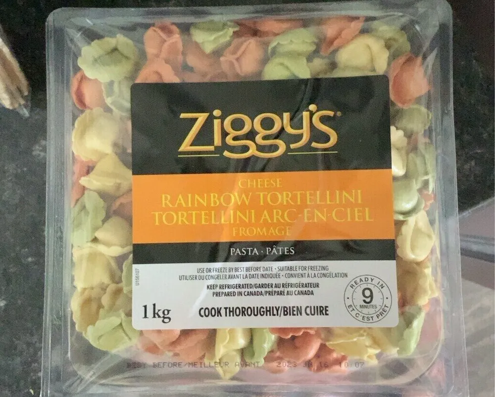 Ziggy’s Cheese Rainbow Tortellini