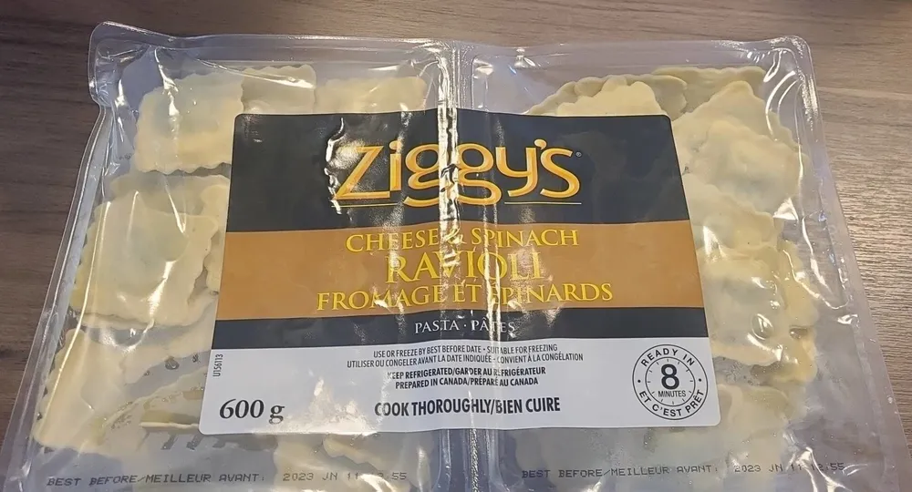 Ravioli fromage Épinards