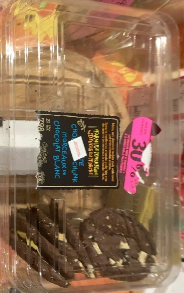 Morceaux de chocolat blanc