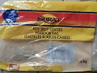 Red split lentils