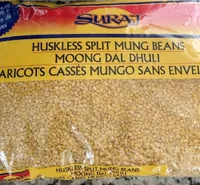 Huskless split mung beans