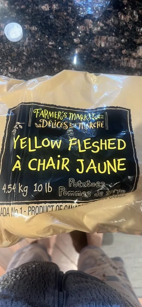 Yellow fleshed potatoes
