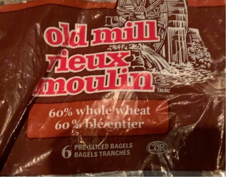 Bagels tranchés 60% Blé entier