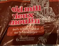 Bagels tranchés 60% Blé entier