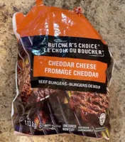 Cheddar Cheese Beef Burgers