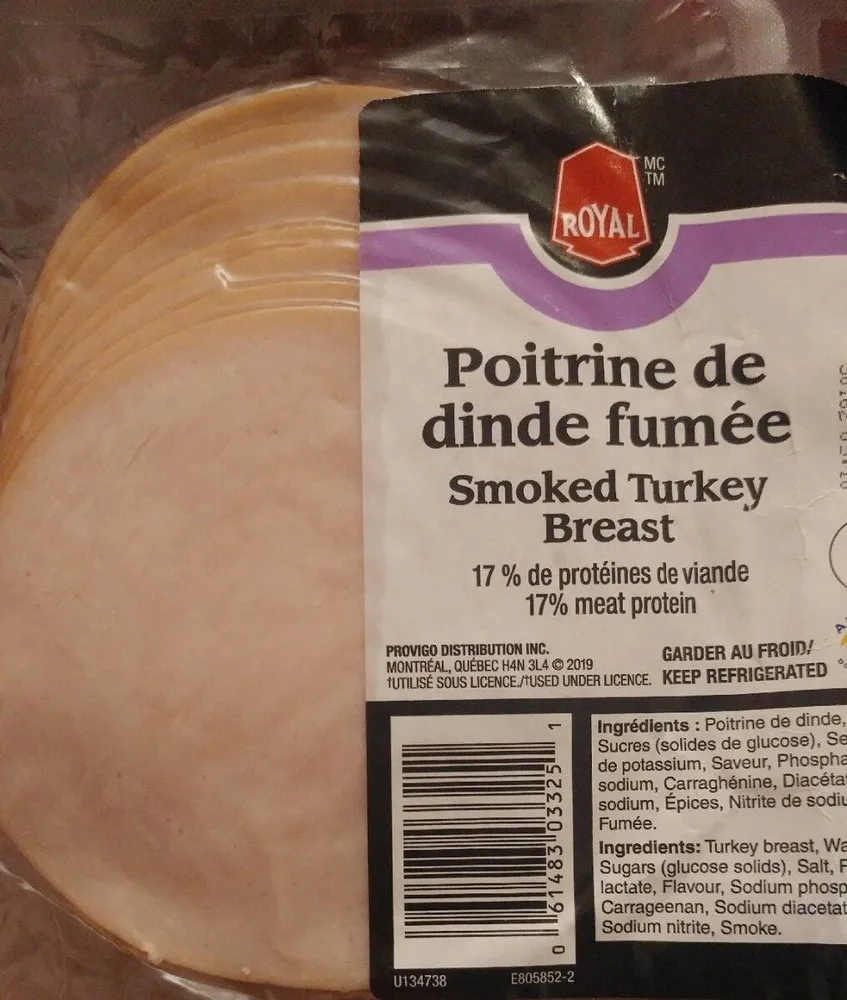 Poitrine de dinde fumée