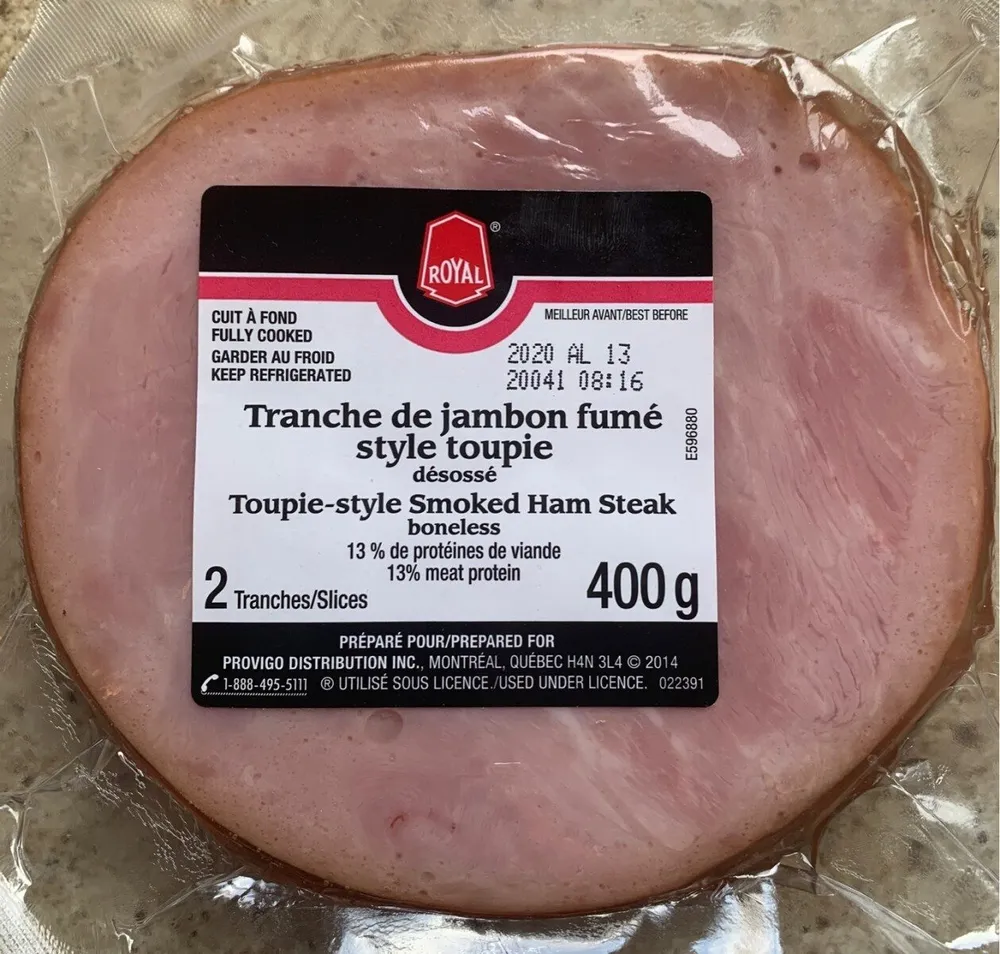 tranche de jambon fumé