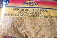 huskless split mung beens