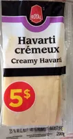 Havarti crémeux en tranches