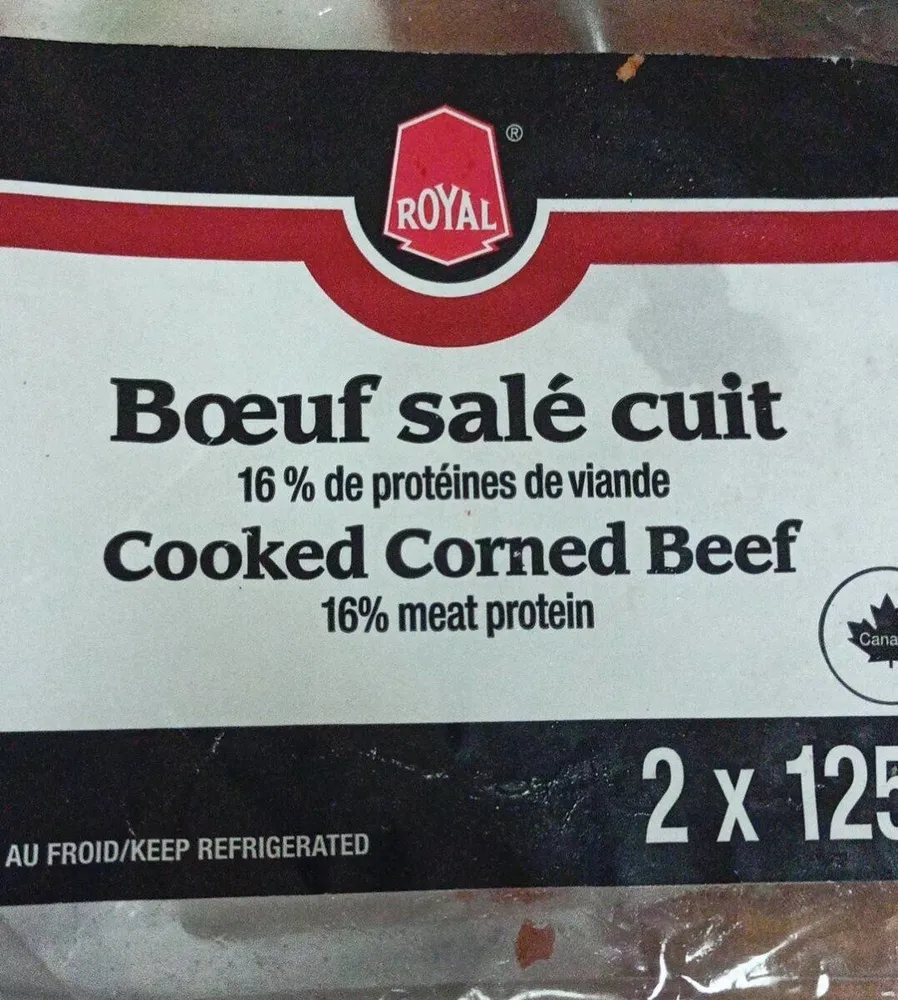 Boeuf salé cuit