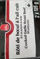 Roti de boeuf a l'ail cuit