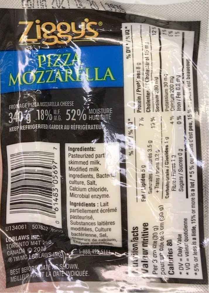 Pizza mozzarella
