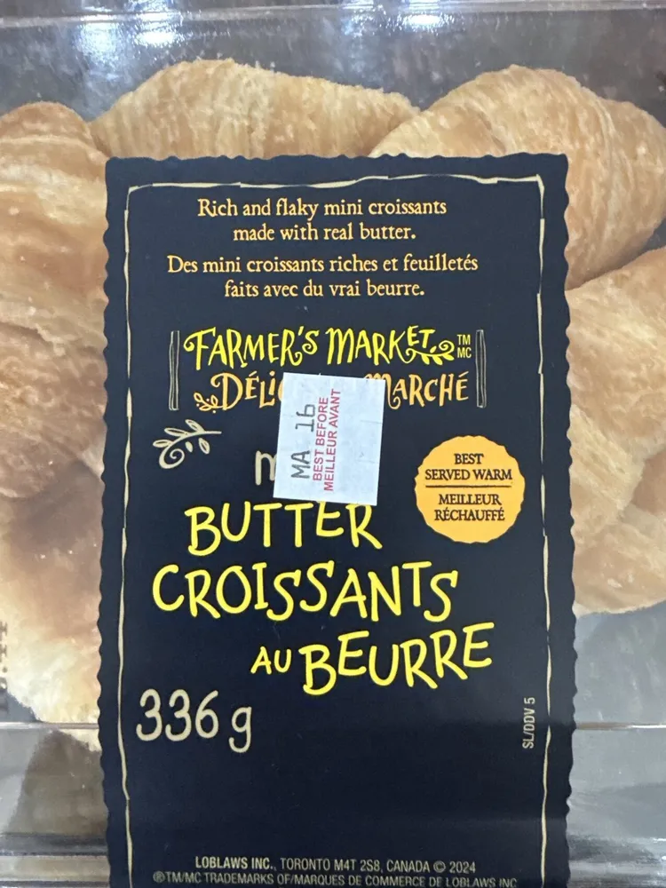 Croissants au beurre