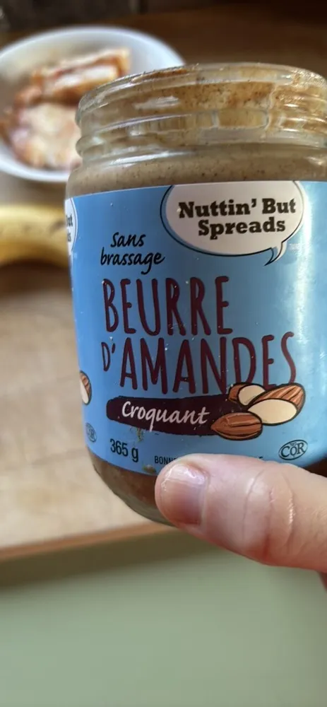 Beurre d'amande