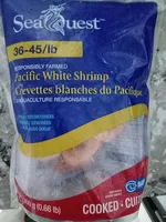 Crevettes blanches du pacifique