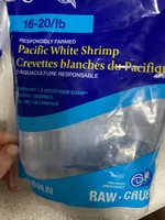 Crevettes blanches du Pacifique