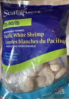 Crevettes blanches du pacifique