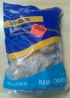 Crevettes blanches du Pacifique