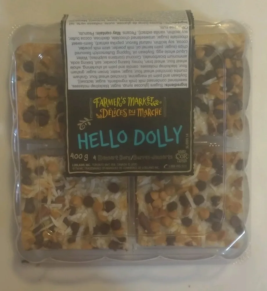 Hello Dolly Dessert Bars
