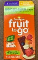 Fruit to Go +Veggie Snack: 5 Apple Berry Carrot 4 Apple Strawberry Banana Carrot