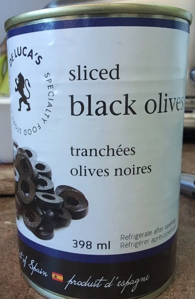Sliced Black Olives