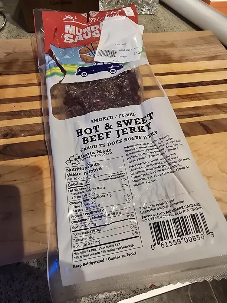 Hot & Sweet Beef Jerky