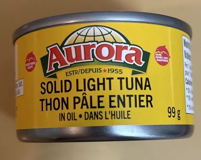 Aurora, Thon Pâle Entier, 99g