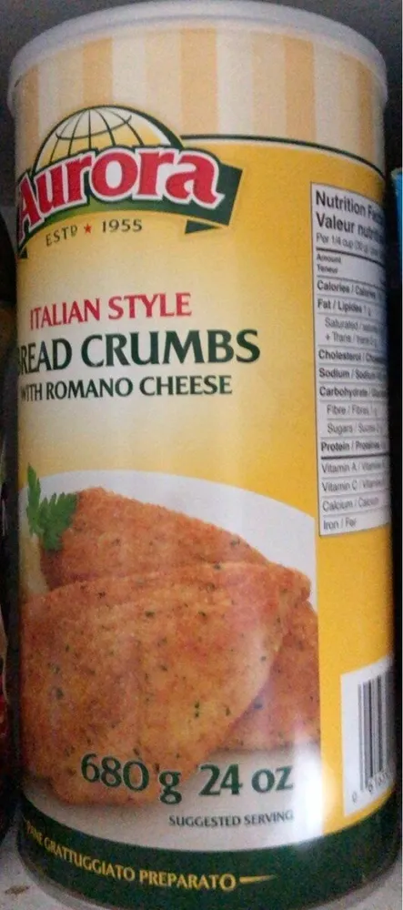 Italian Style Bread Crumbs with Romano Cheese