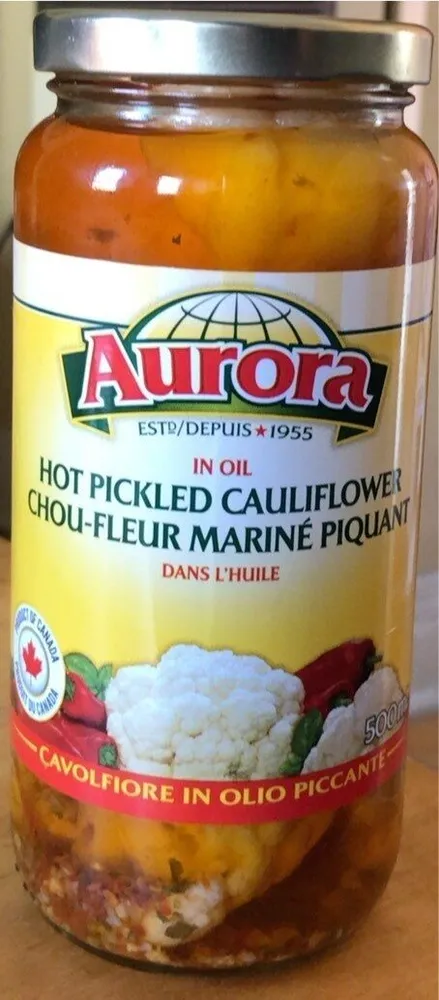 Hot pickled cauliflower